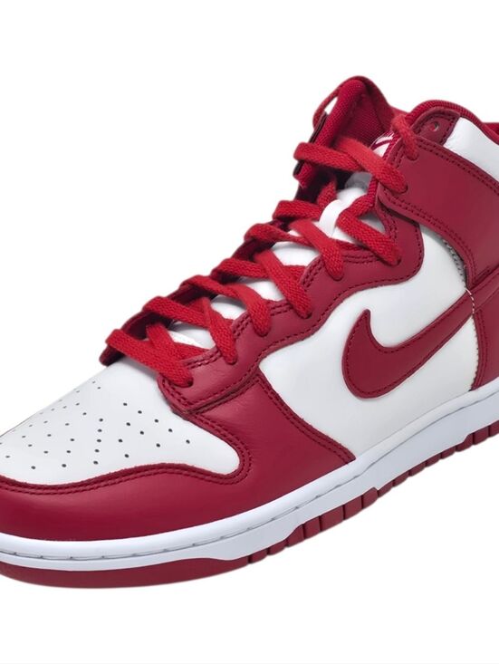 Nike Dunk Hi High Retro St. John\'s Men\'s Size\'s HF3143-101 New White Gym Red main image 10